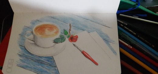 coffee cup drawing